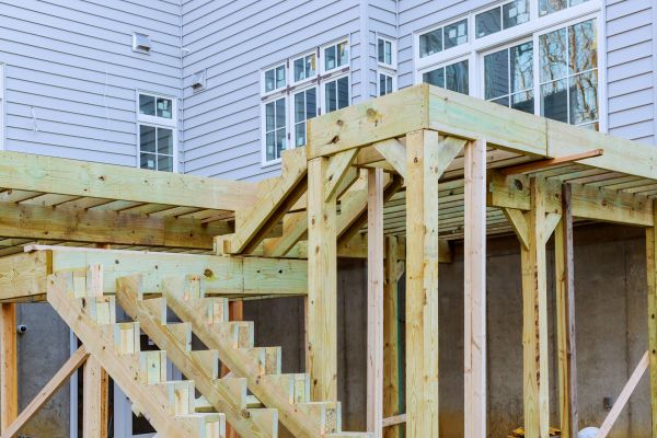 Deck Staircase Construction
